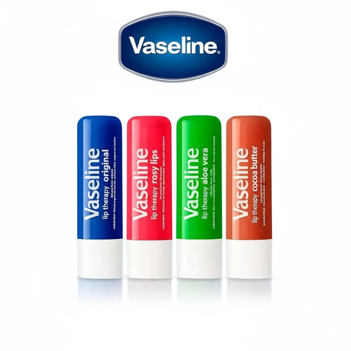 Vaseline Lip Therapy - Original (Unscented), Fast-Acting Nourishment, Ideal for Chapped, Dry, Cracked, or Damaged Lips, Lip Balm, 0.16 oz