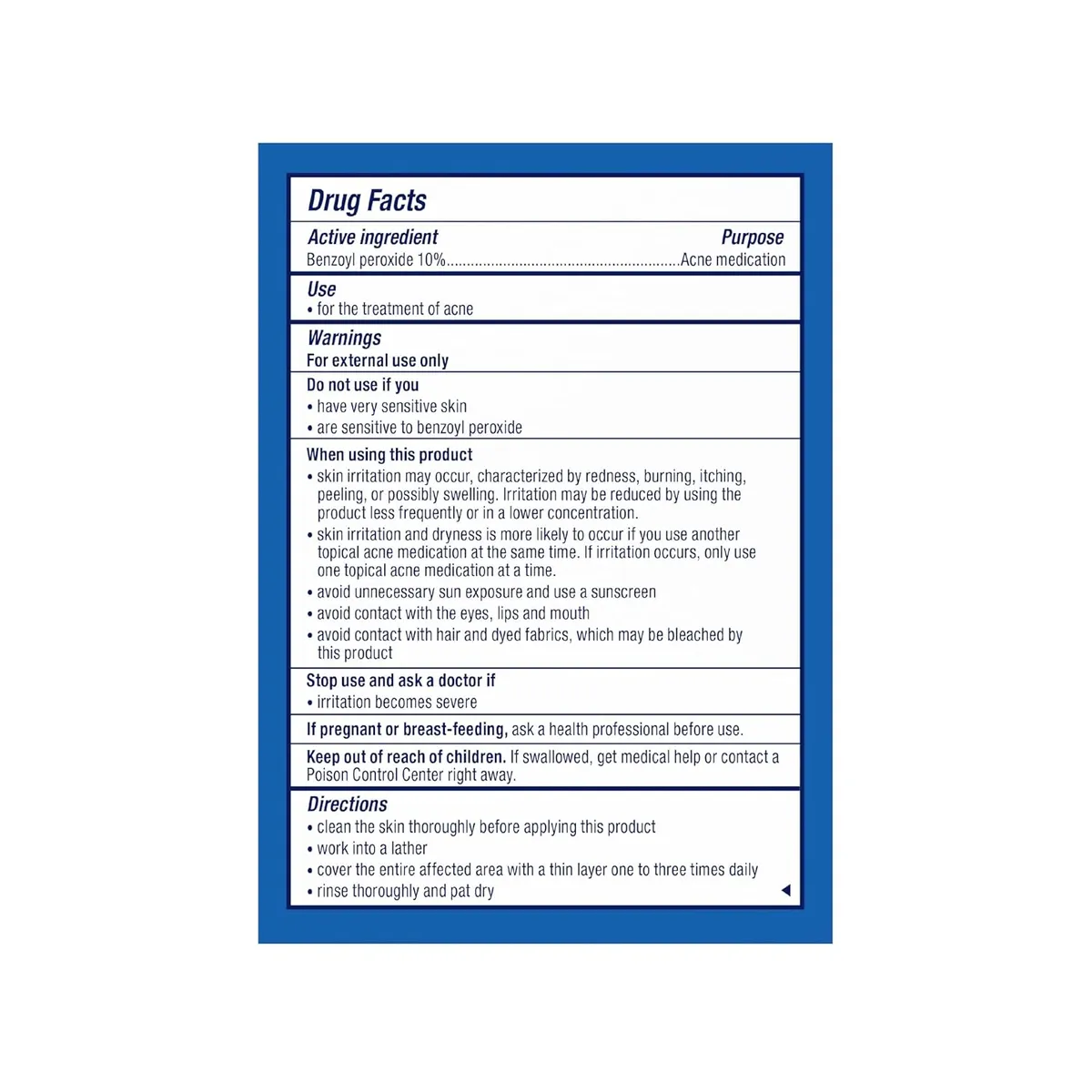 PanOxyl Acne Treatment Bar with 10% Benzoyl Peroxide, Maximum Strength Acne Bar for Face, Chest, and Back, Soap-Free Body Wash, Treats Acne Pimples, Whiteheads, Blackheads, pH Balanced, Vegan, 4 oz