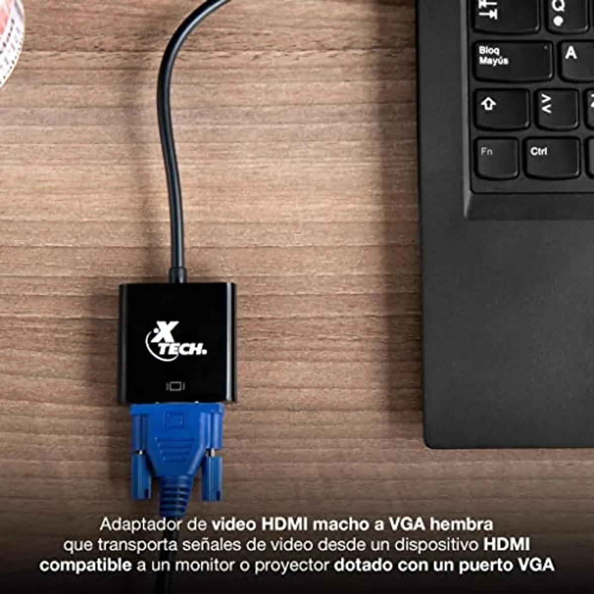 Xtech XTC-363 HDMI Male to VGA Female Video Adapter