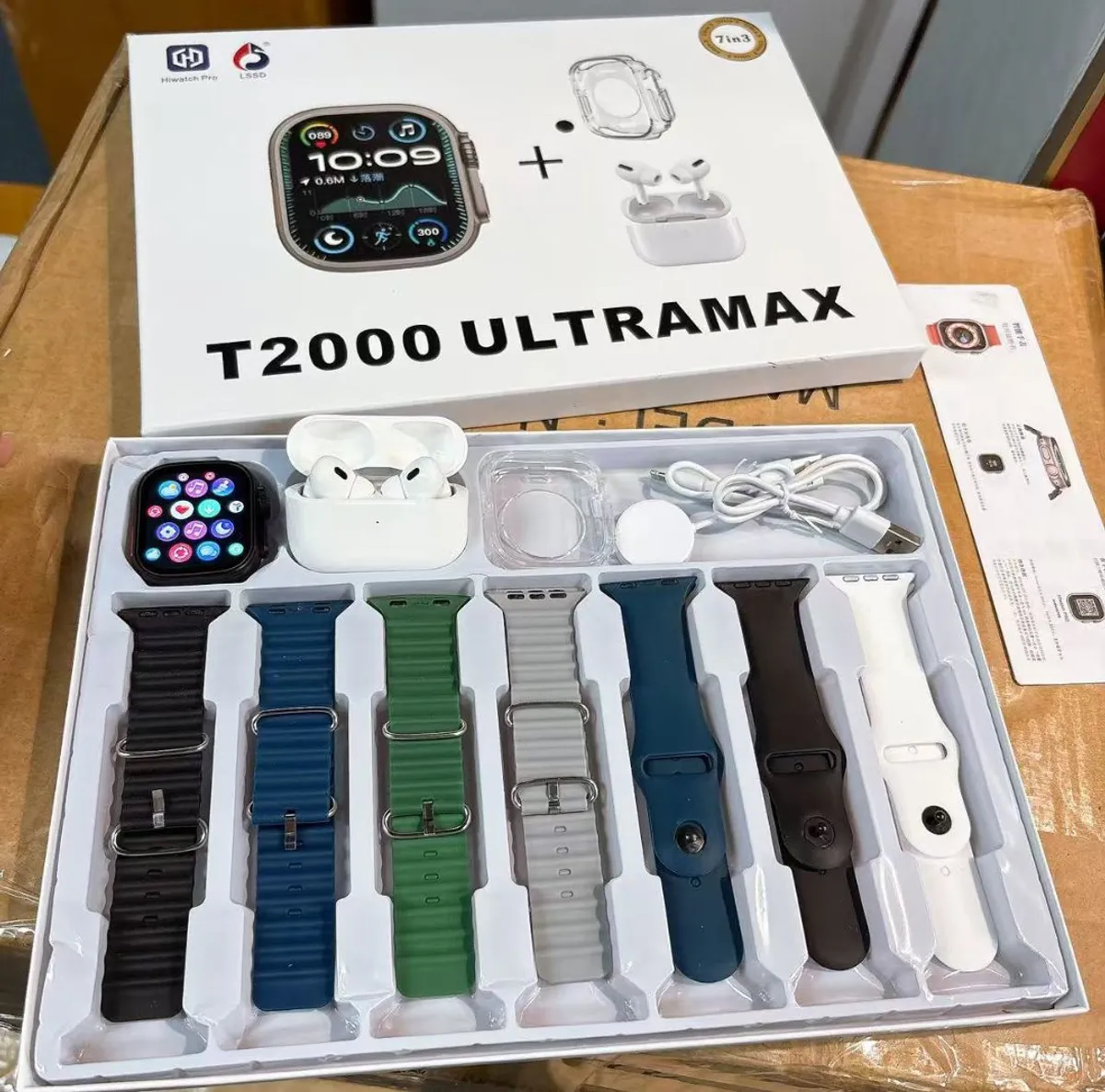 T2000 Ultra Max Smart Watch Black Version