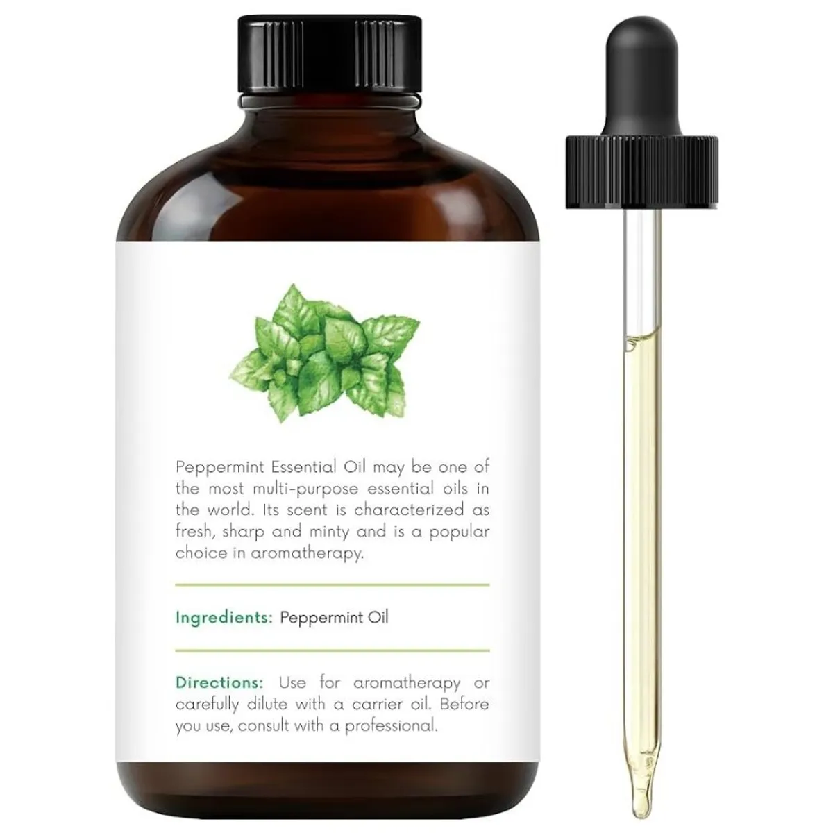 Handcraft Blends Peppermint Essential Oil – Huge 4 Fl Oz – 100% Pure and Natural – Premium Grade Essential Oil for Diffuser and Aromatherapy, Skin, Massage