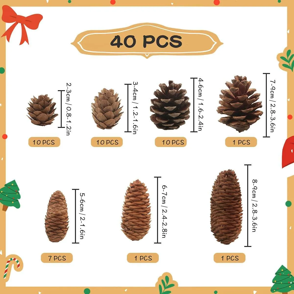 Pine Cones , Brown