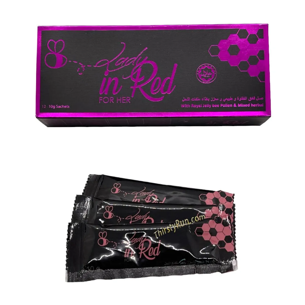 Lady in Red For Her Royal Honey