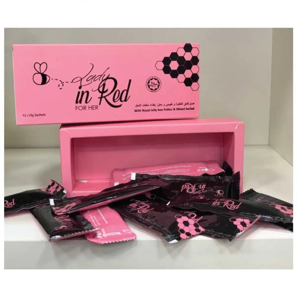 Lady in Red For Her Royal Honey