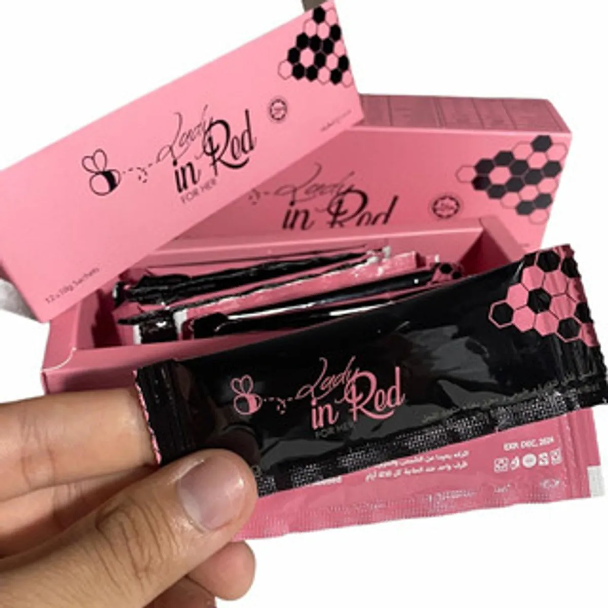 Lady in Red For Her Royal Honey