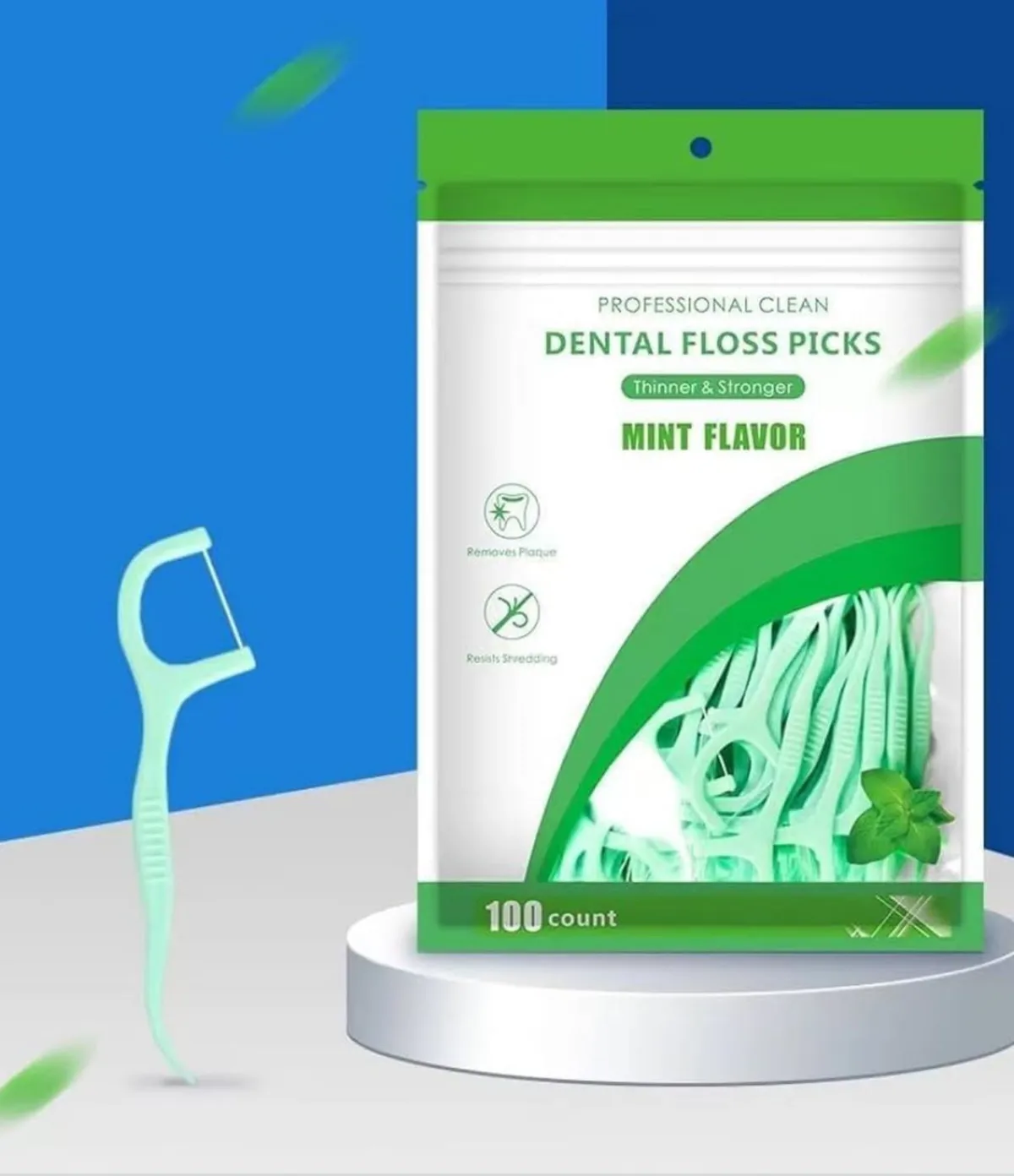 Selvoro Fresh Mint Dental Floss Picks Dentist Designed & most convenient teeth Flosser for fresh Breath & complete oral plaque removal