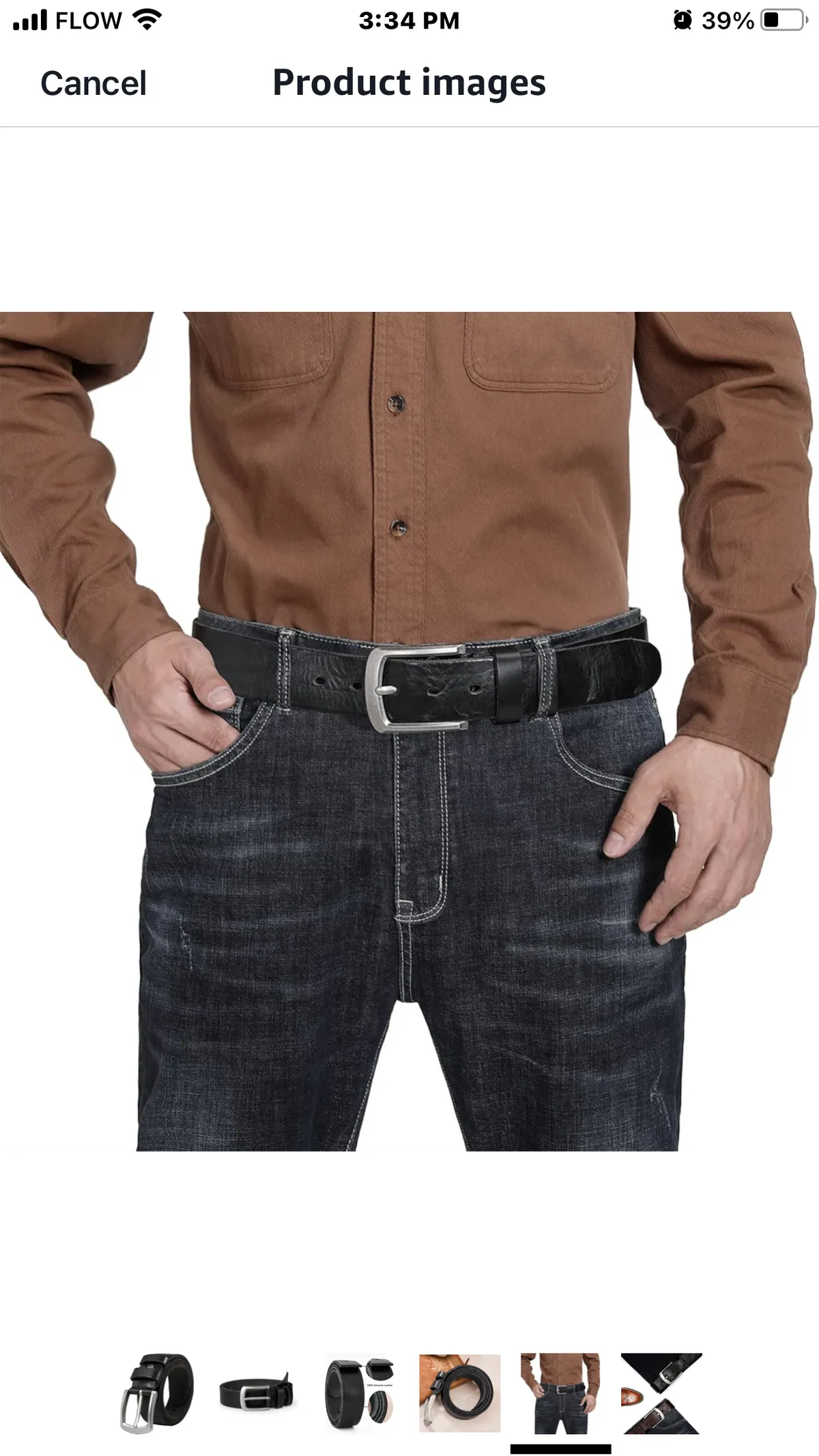 Men genuine leather belts