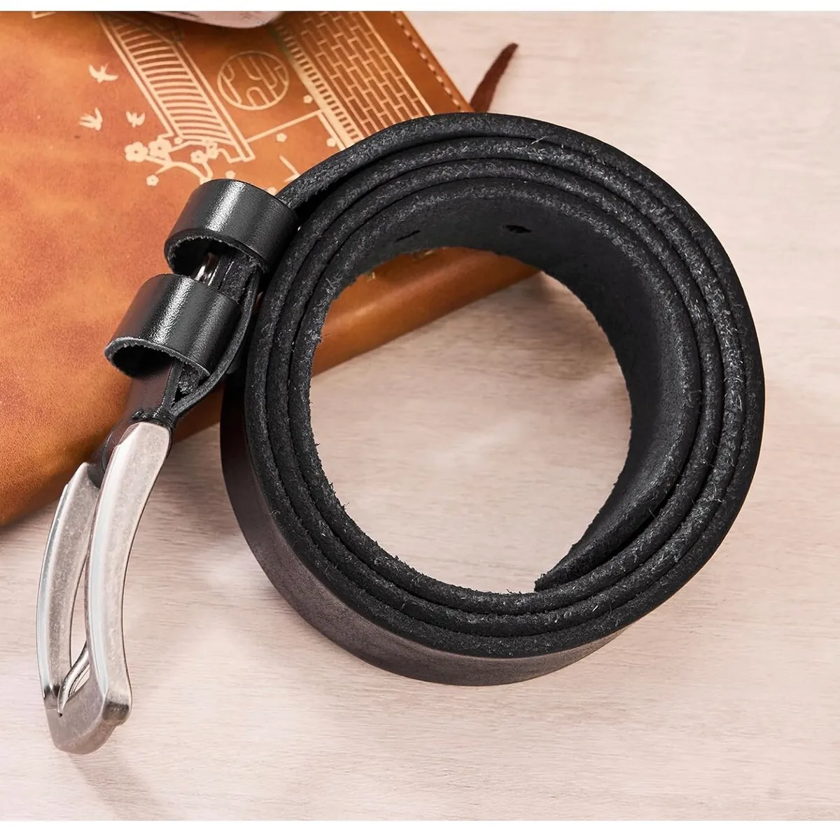 Men genuine leather belts
