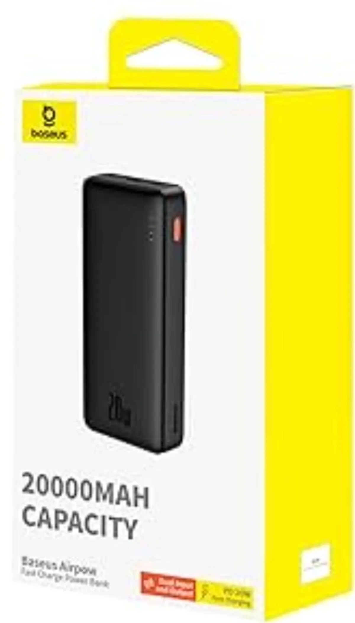 Baseus Airpow 20,000mAh 20W Powerbank (black)