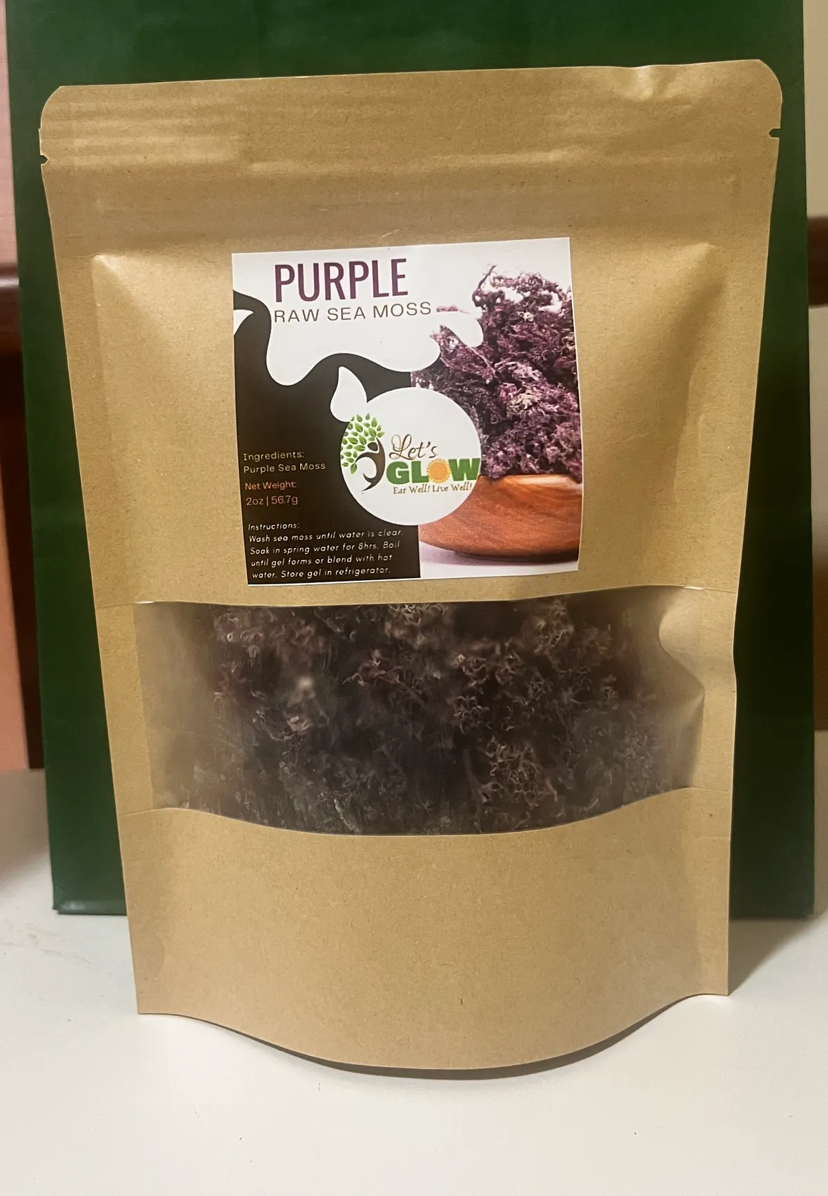 Raw Sea Moss 2oz , Purple