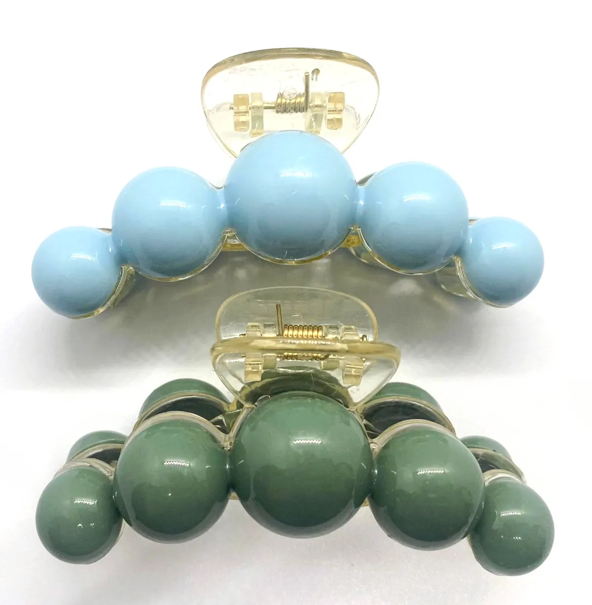 Large Bubble Claw Clip, Blue