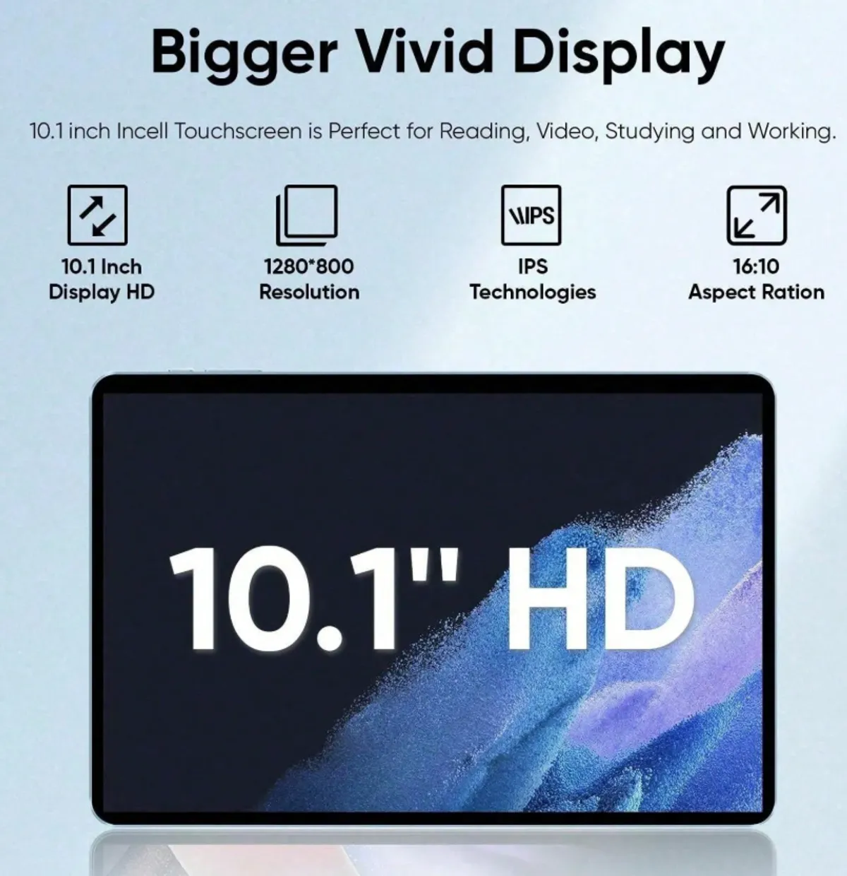 10" Android 13 Tablet 2024,2GB+64GB, BLK