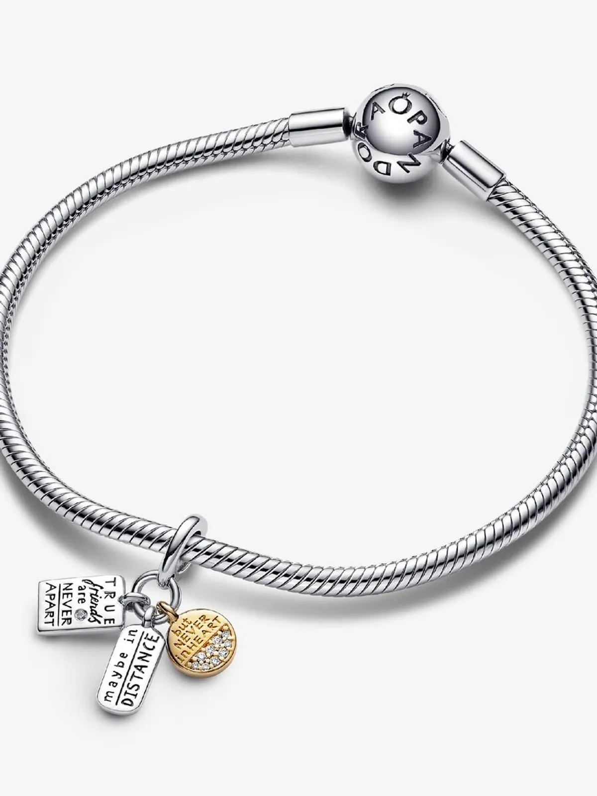 Original Pandora Friendship triple dangle charm