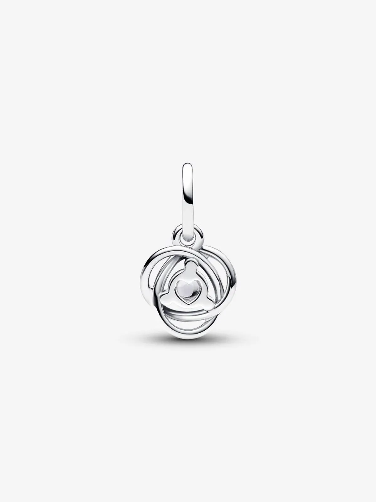Original Pandora Clear Eternity circle dangle charm (June birthstone)