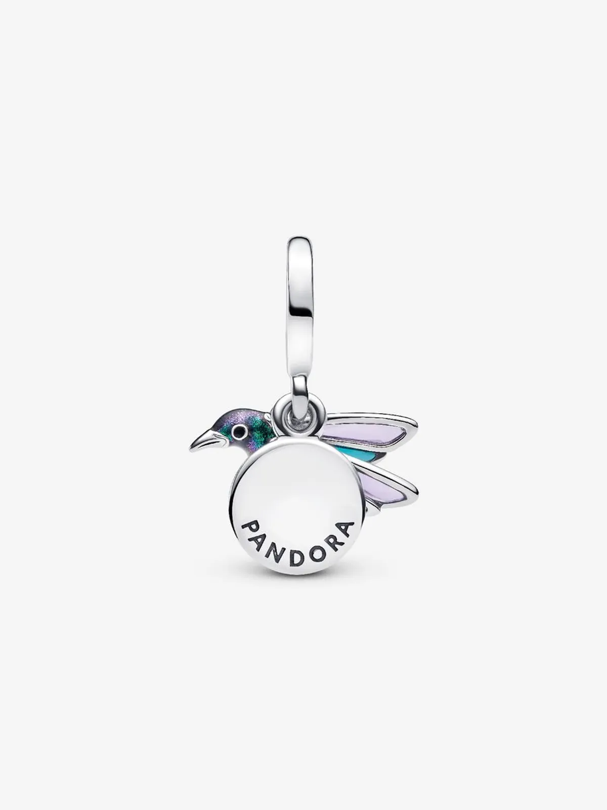 Original Pandora Hummingbird double dangle charm