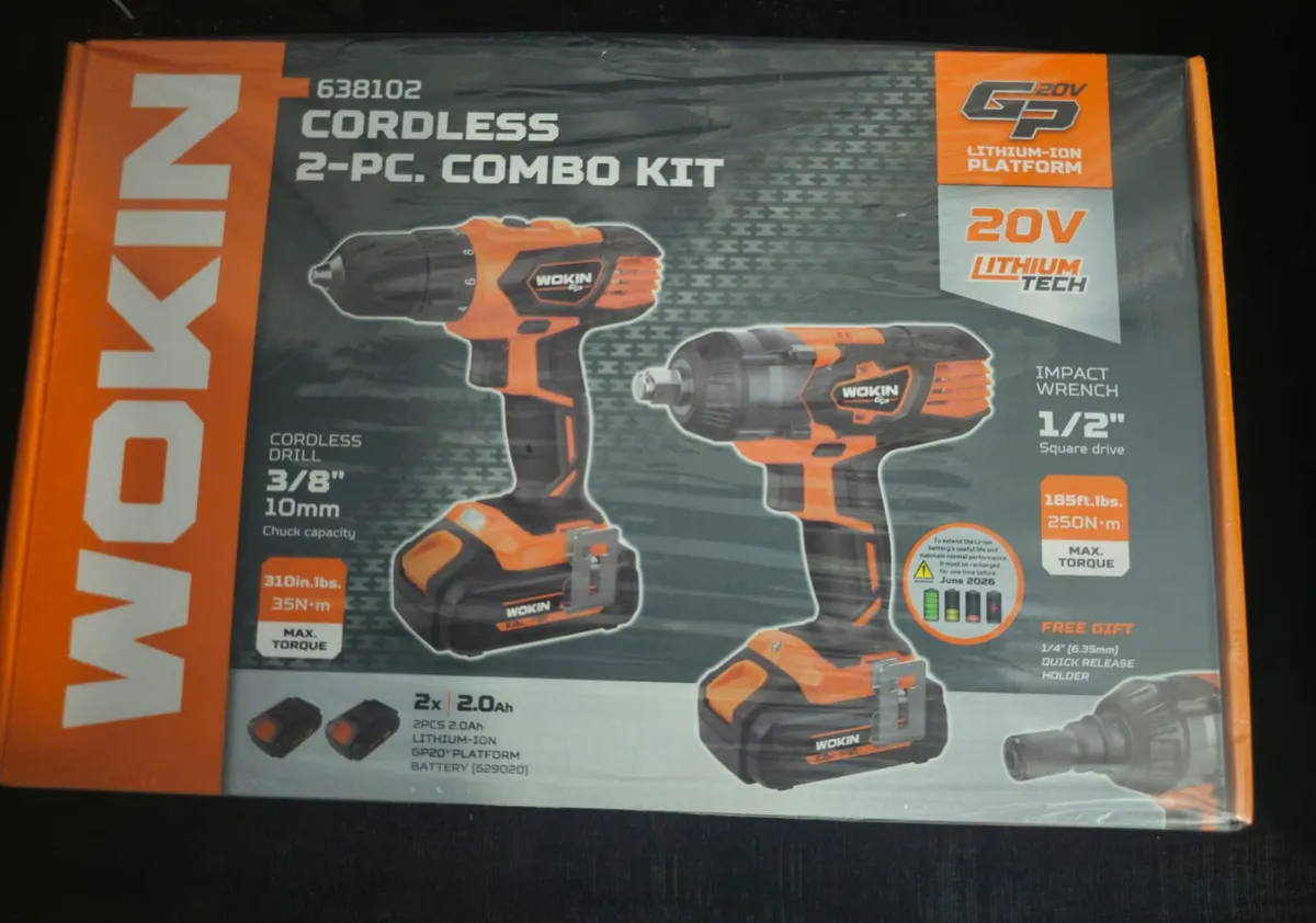 20V LI-ION CORDLESS 2-PC. COMBO KIT