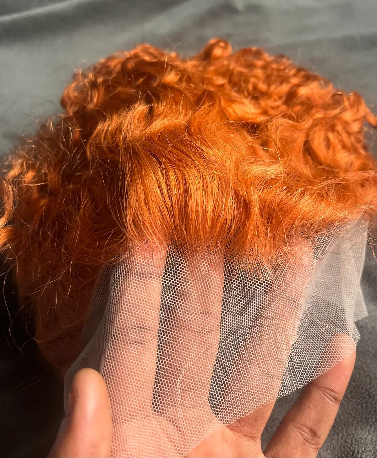 Human Hair Pixie Wig Ginger