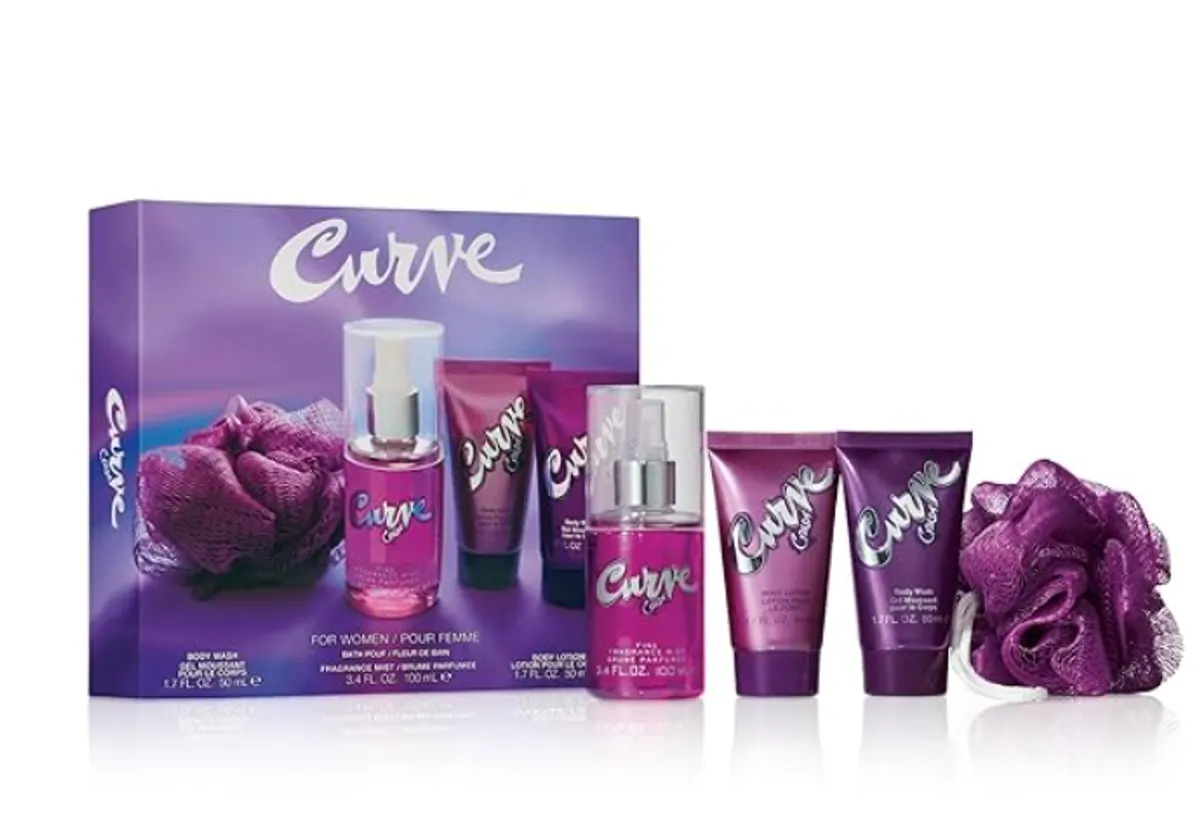 Curve Crush Perfume Fragrance Mist 4 Piece Gift Set for Women