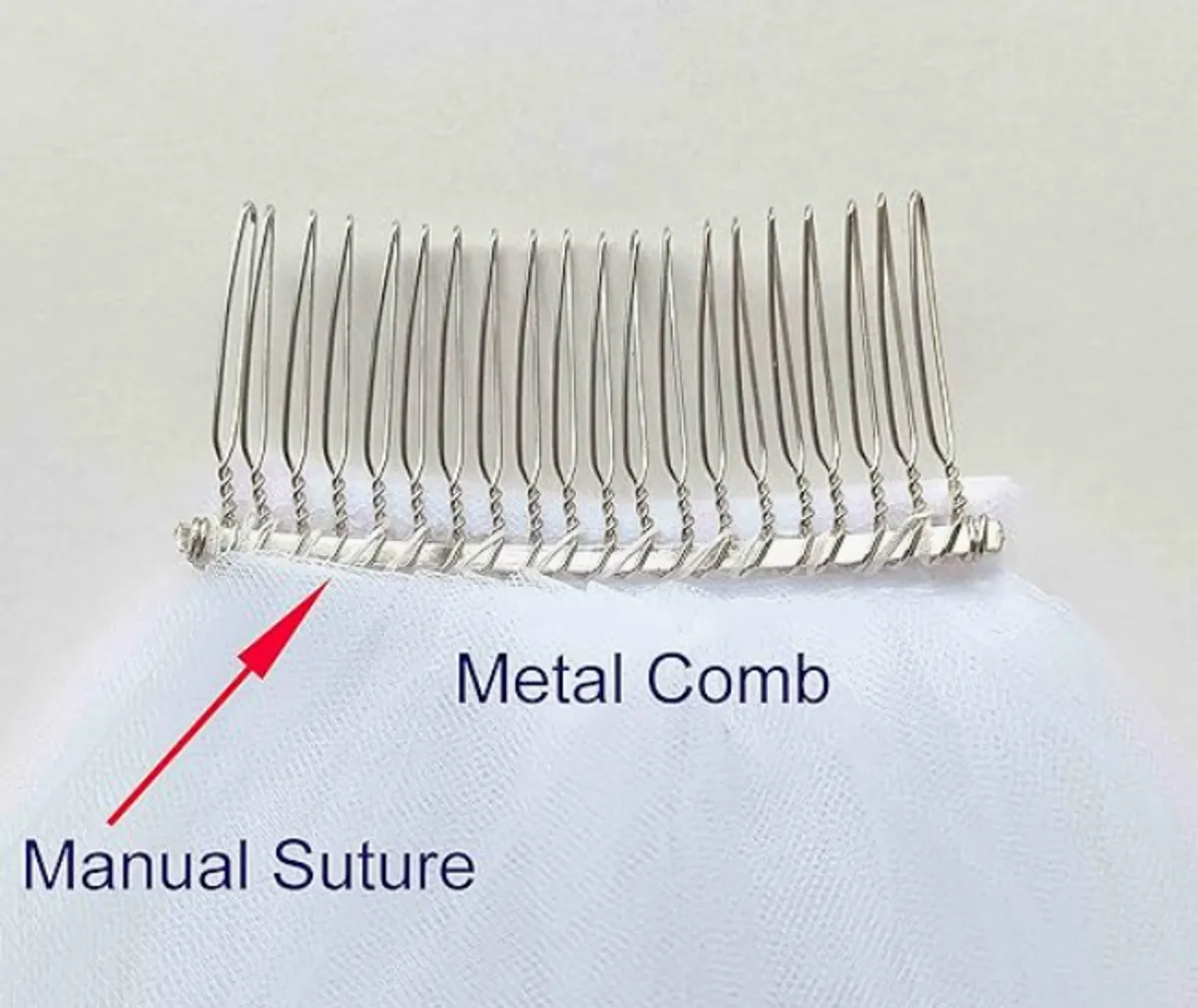 White Pearl Wedding Veil