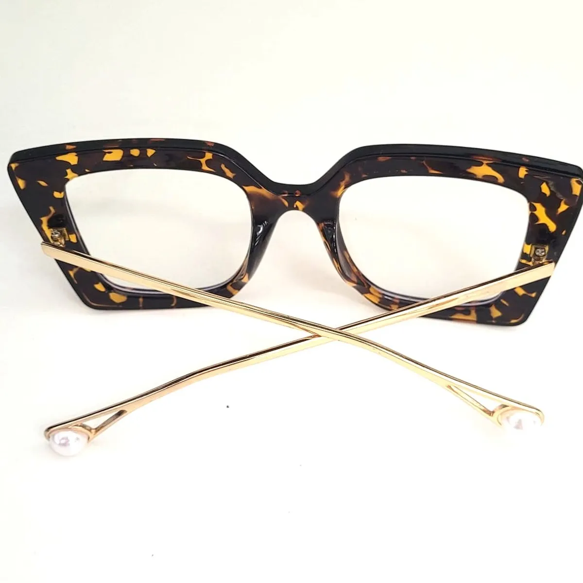 Round Frame Anti-Blue Light Fashion Eyewear, Brown