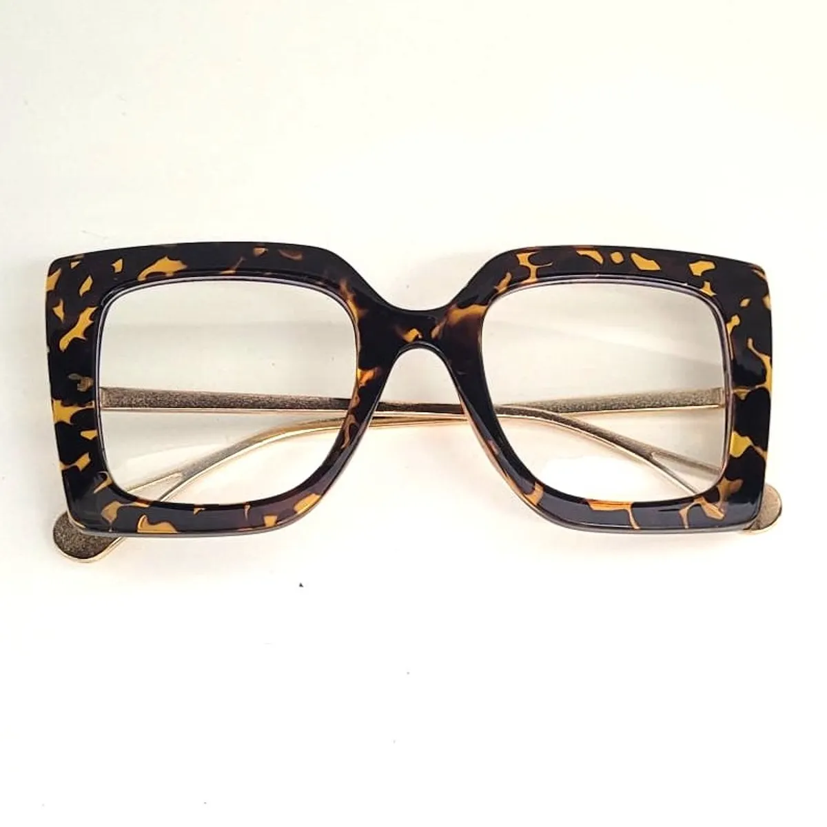 Round Frame Anti-Blue Light Fashion Eyewear, Brown