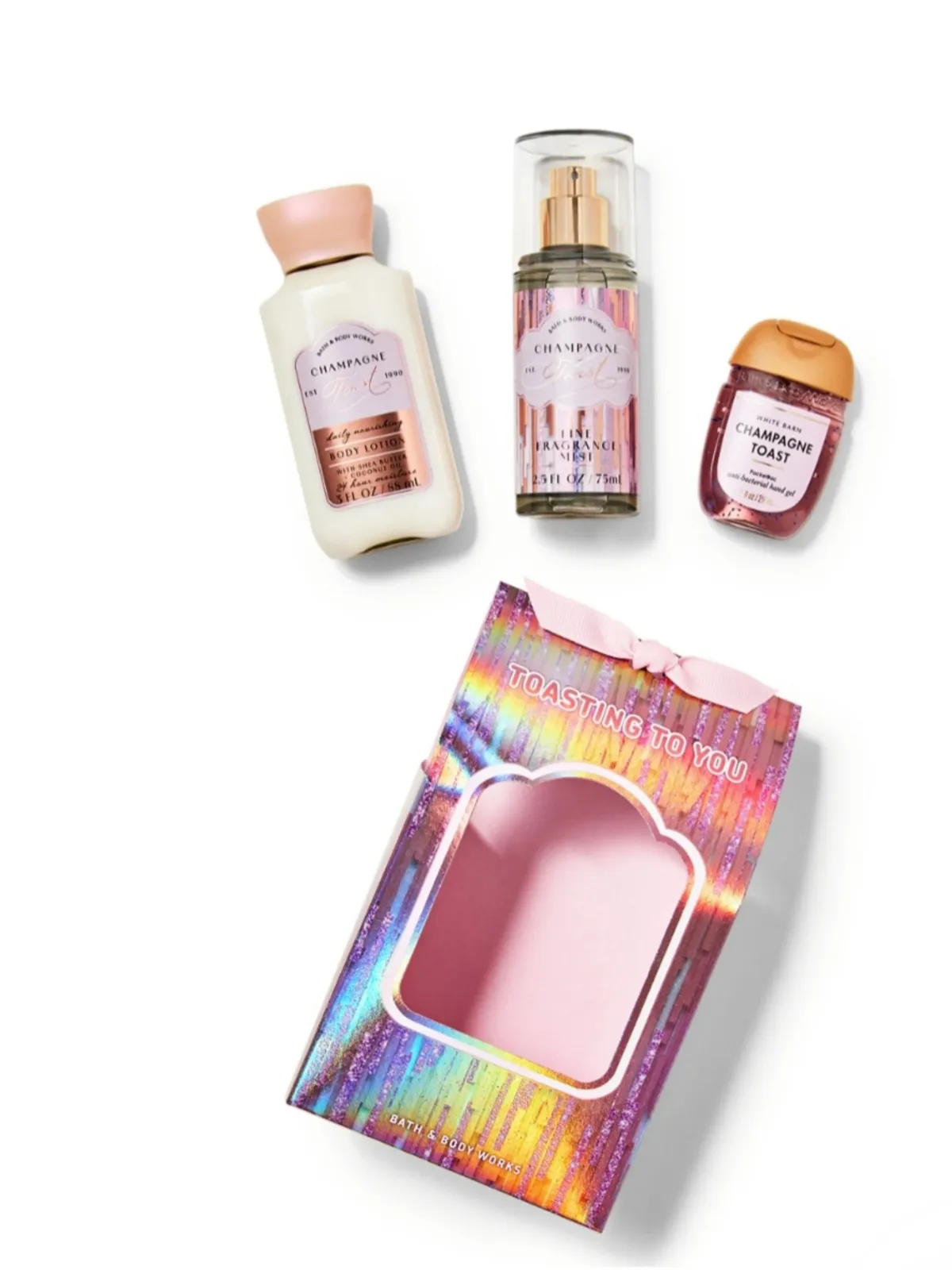 Champagne Toast Mini Set Bath and Body Works