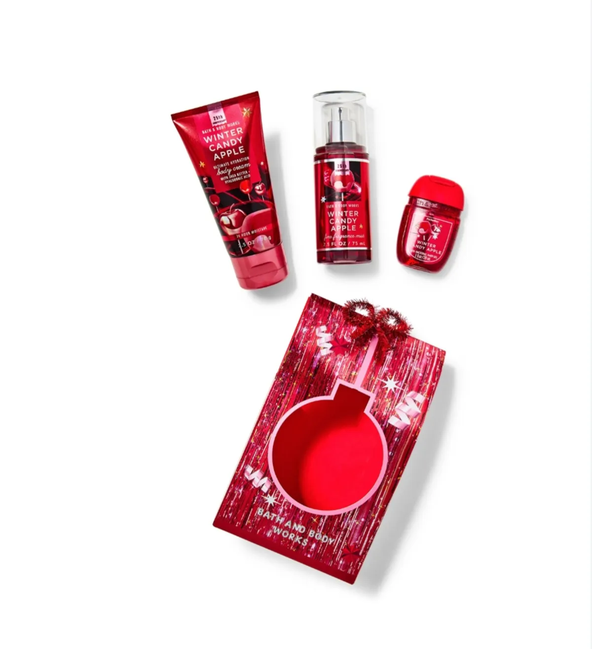 Winter Candy Apple Bath & Body Works Mini Gift Set