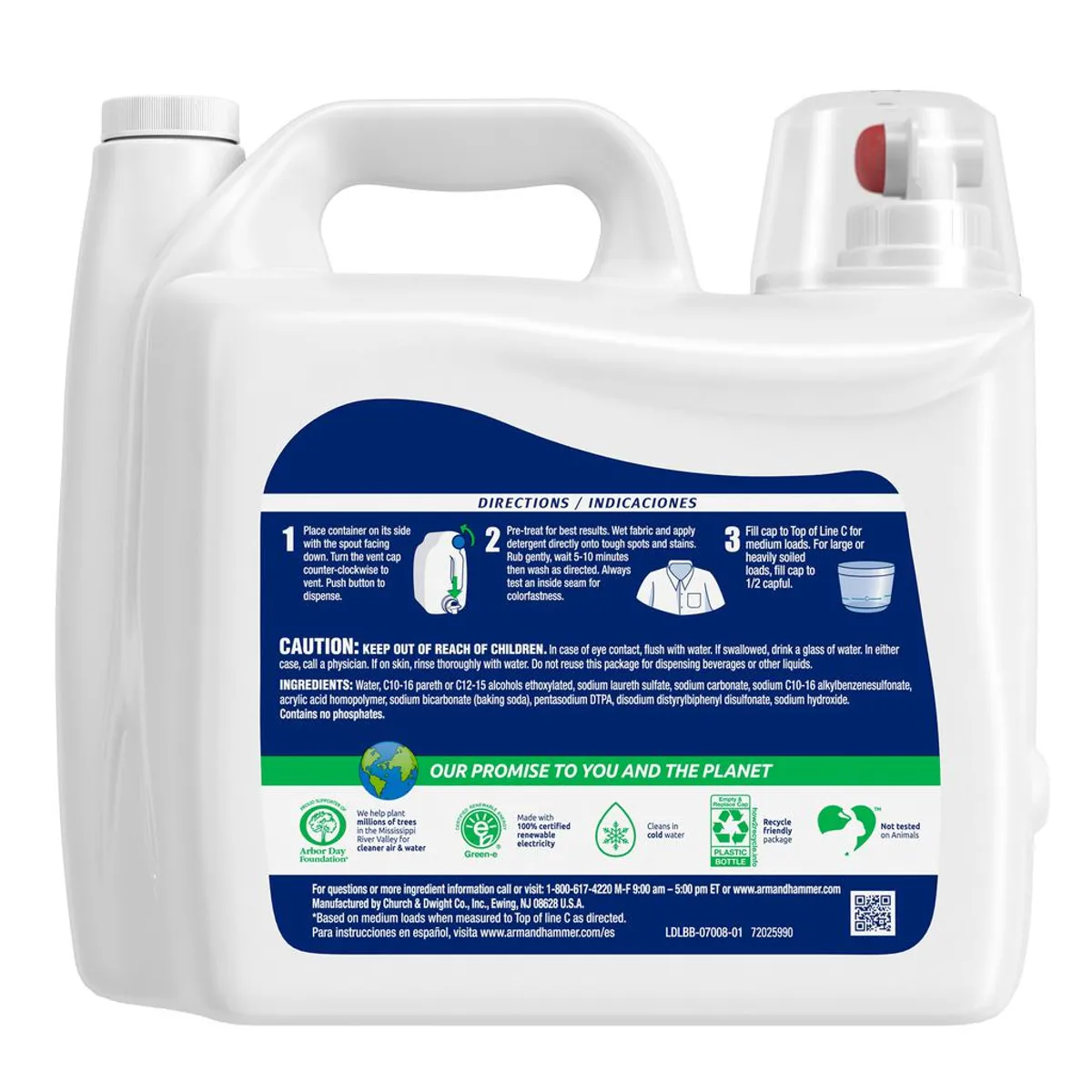 Arm & Hammer Liquid Detergent 170 Loads / 5.03 L