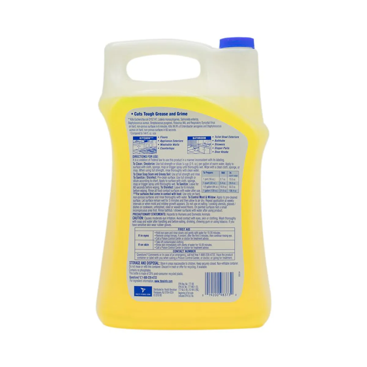 Lysol Clean and Fresh Multi-Surface Cleaner 6.21 L