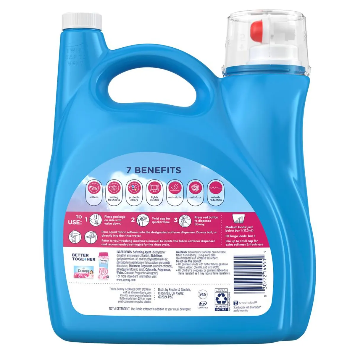 Downy April Fresh Liquid Softener 4.4 L