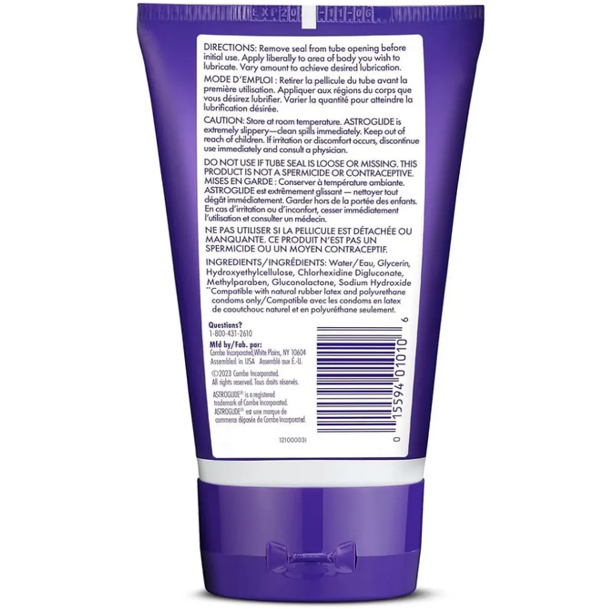 Astroglide Water Based Ultra Gentle Gel Personal Lubricant – 4oz