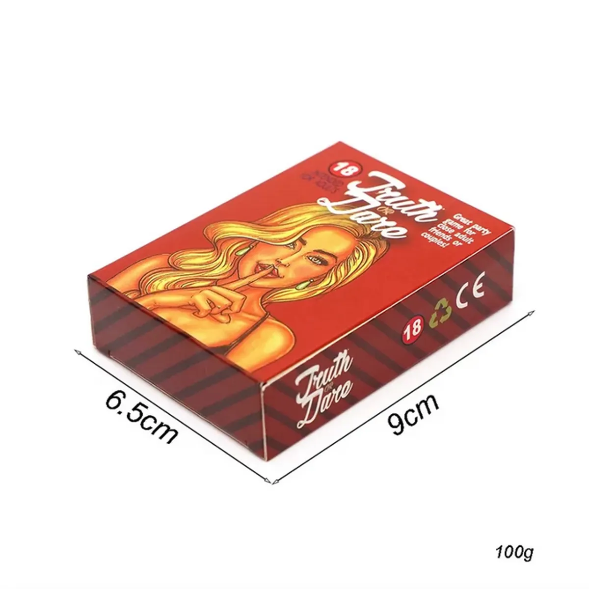 Truth Or Dare Fun Party Card Game for Adults or Naughty Couples – 100 Questions with Hilarious Dares and Terrible Truths