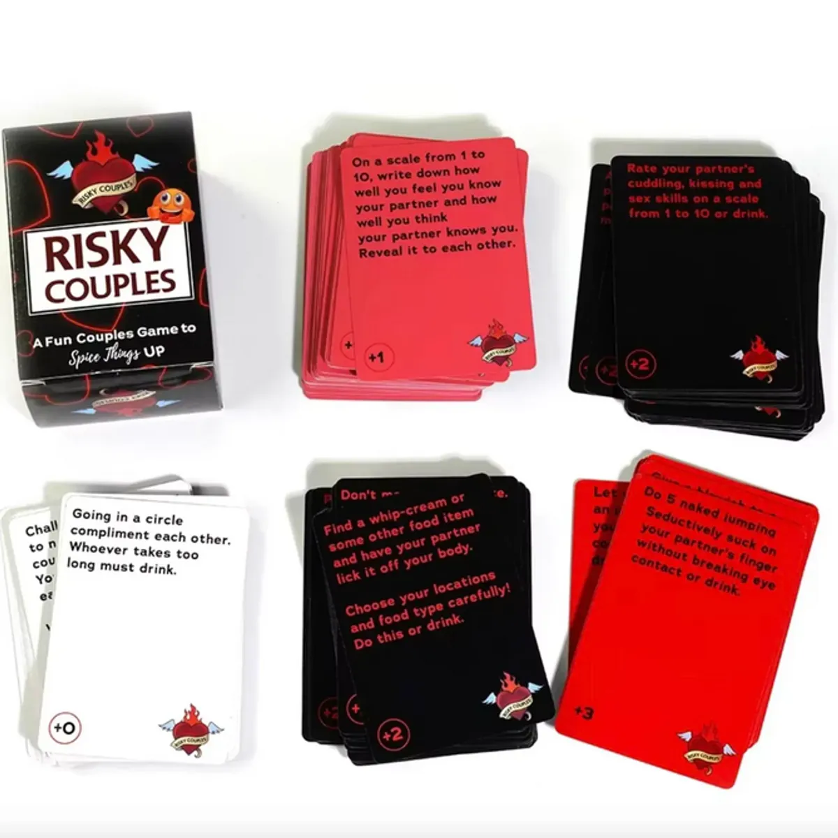 Risky Couples – Drinking Game – 150 Spicy Dares & Questions