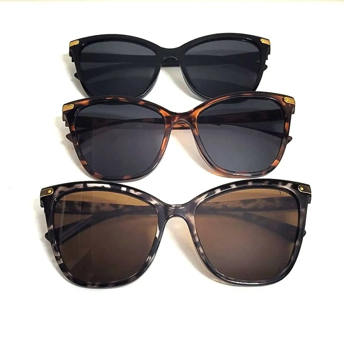 Cat-Eye Dark Shades, Black