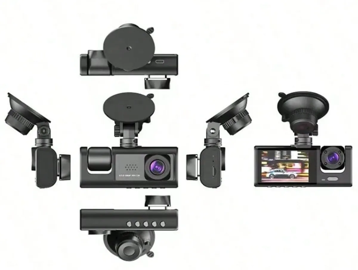 Dashcam D-3L, HD 1080P, 3 Cameras (2 front, 1 rear). No MSD Card