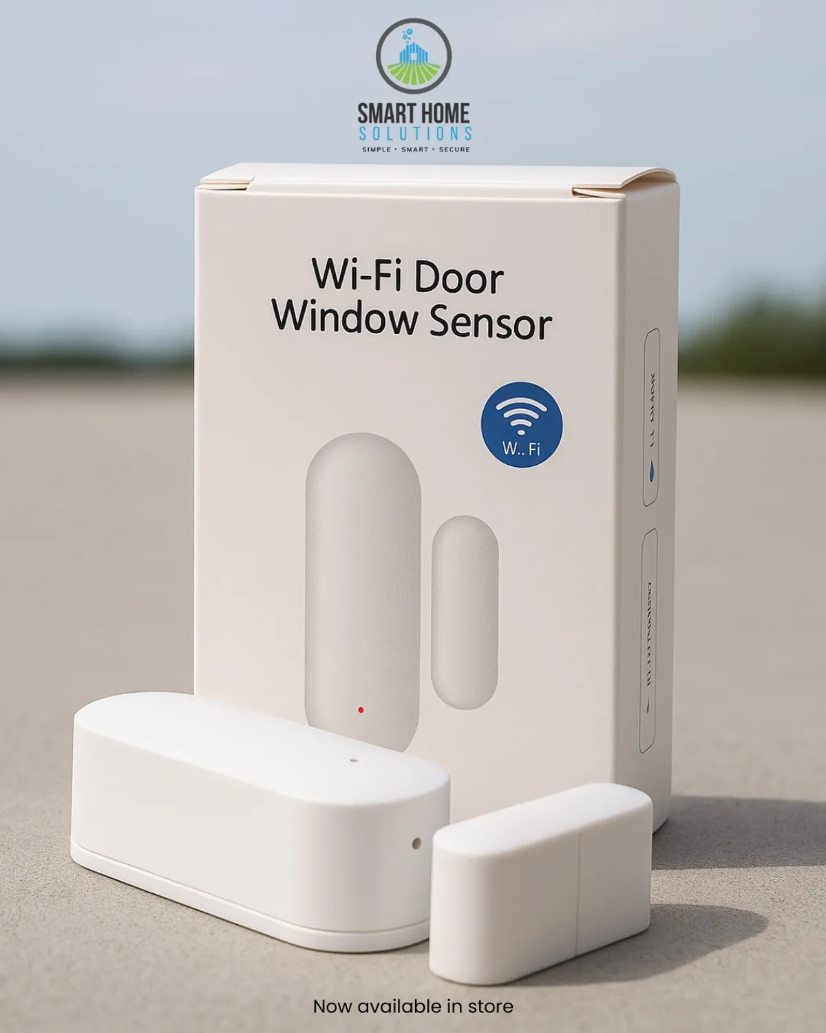 Smart Door Sensor, Smart Door Window Sensor for 2.4GHz, Smart Life Sensor with Voice Control APP Control for Home Security Energy Saving