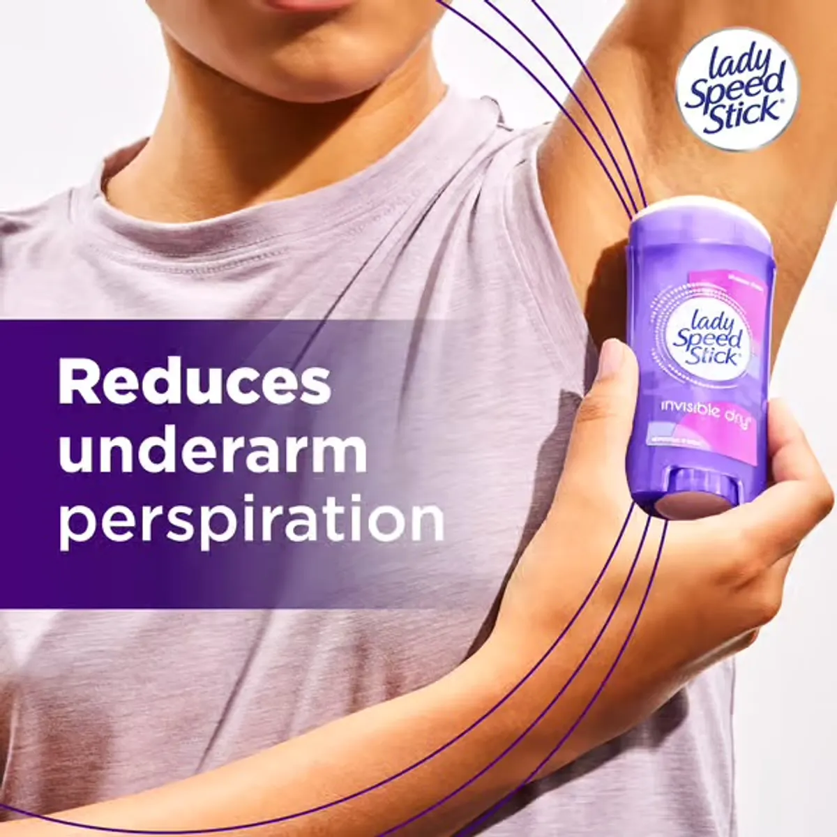 Lady Speed Stick Invisible Dry Antiperspirant Deodorant  Shower Fresh  2.3oz