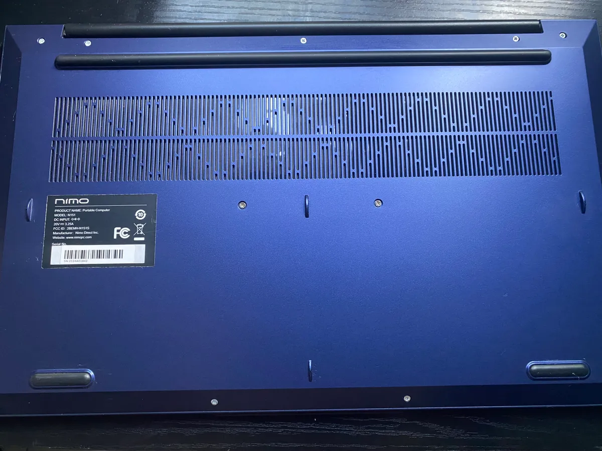 NIMO 15.6” laptop, 16GB RAM 1TGB SSD with Intel N100.
