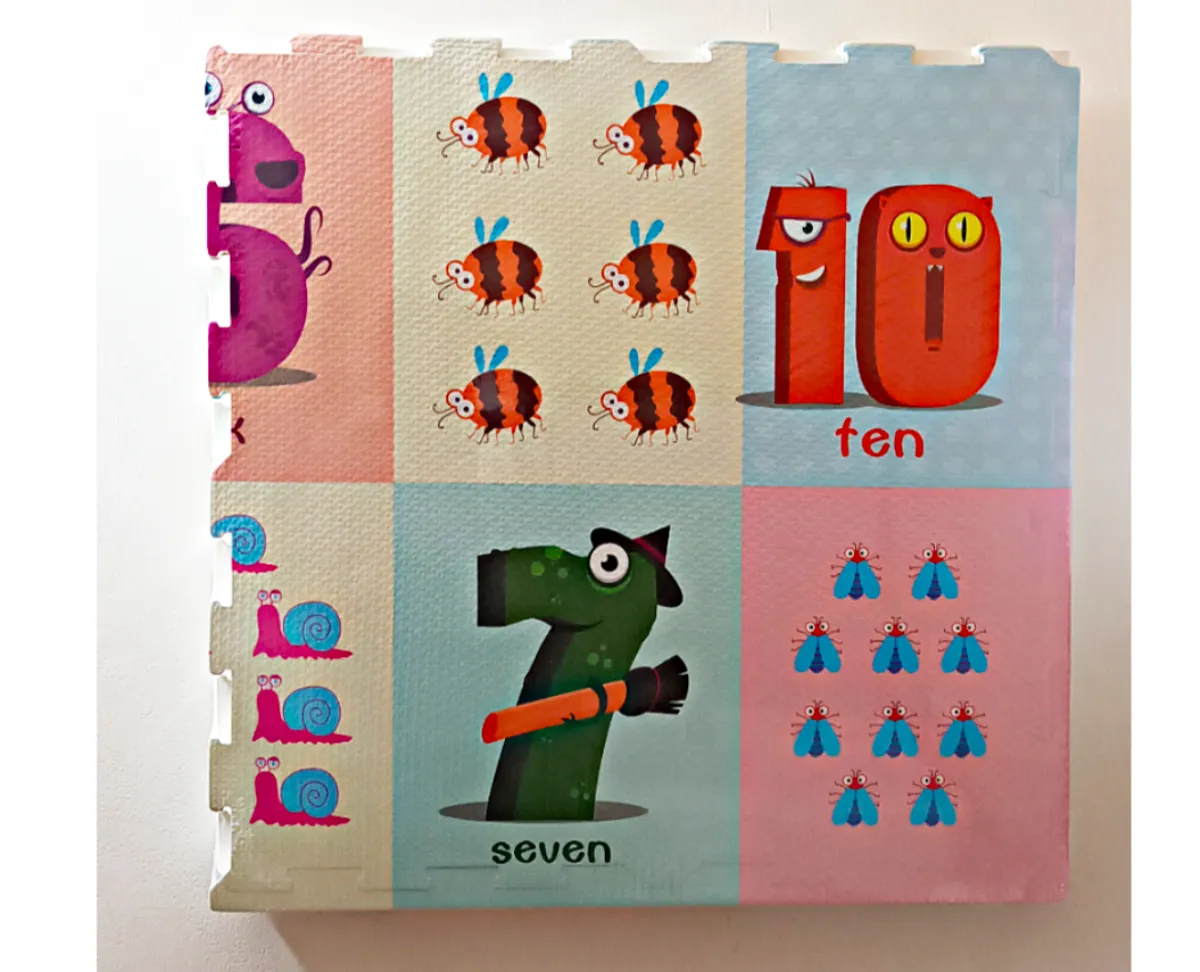 Toddlers Play Mat (Numbers) - 4pcs