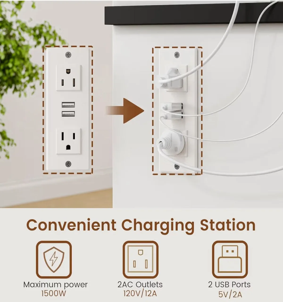 Modern LED Home Office Computer Desk with Storage Drawers and Display Cabinet