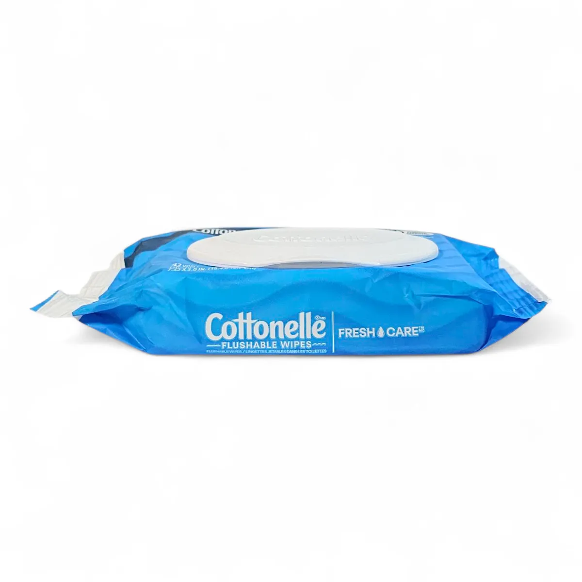 Cottonelle Fresh Care Flushable Wet Wipes, Adult Wet Wipes, Flip-Top Pack, 42 Wipes per Pack