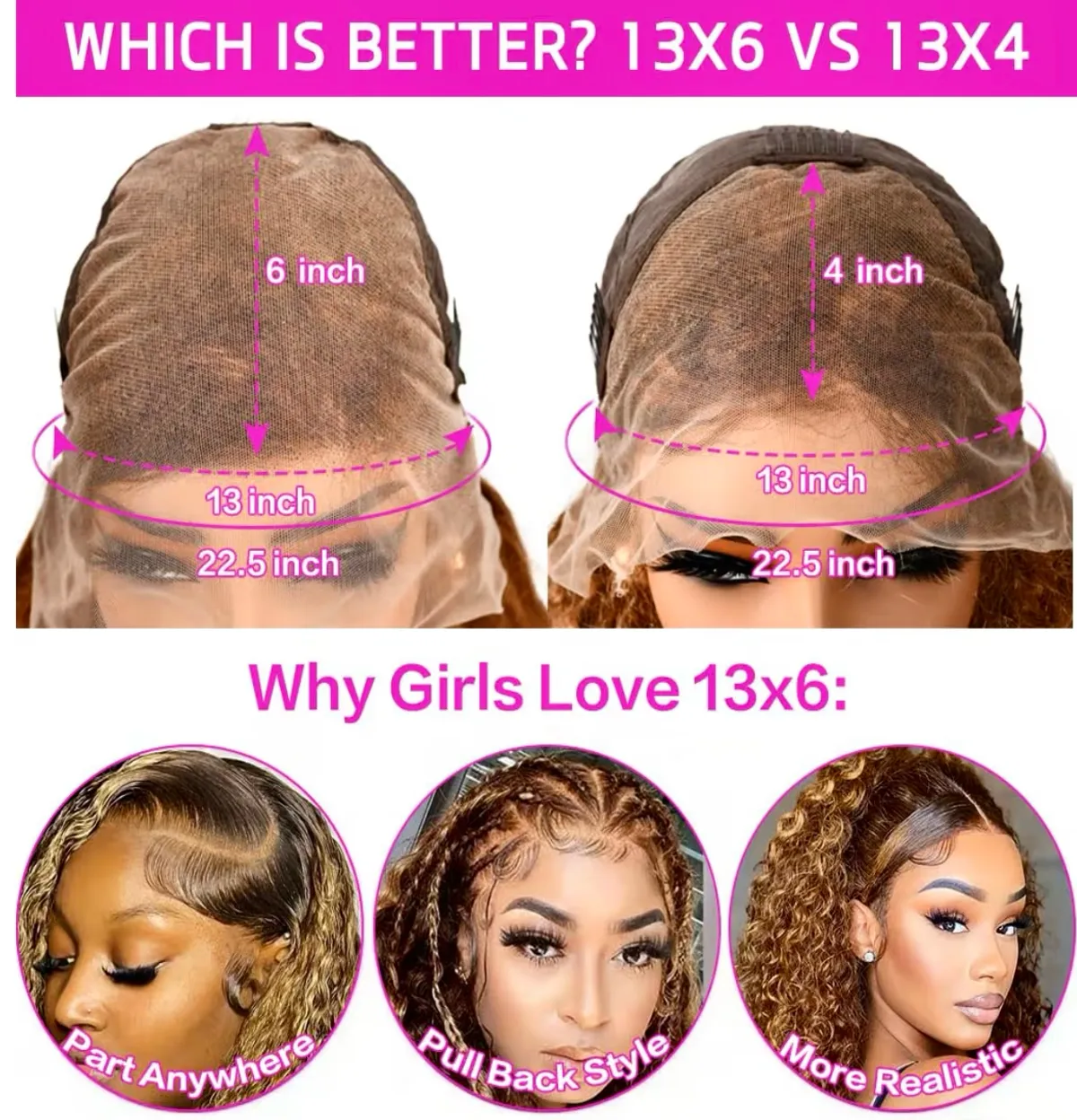 30 inch Highlight Ombre Lace Front Wig Human Hair 13x6 HD Honey Blonde 4/27 Deep Wave Lace Frontal Wigs 180% Density Glueless Wigs, Human Hair