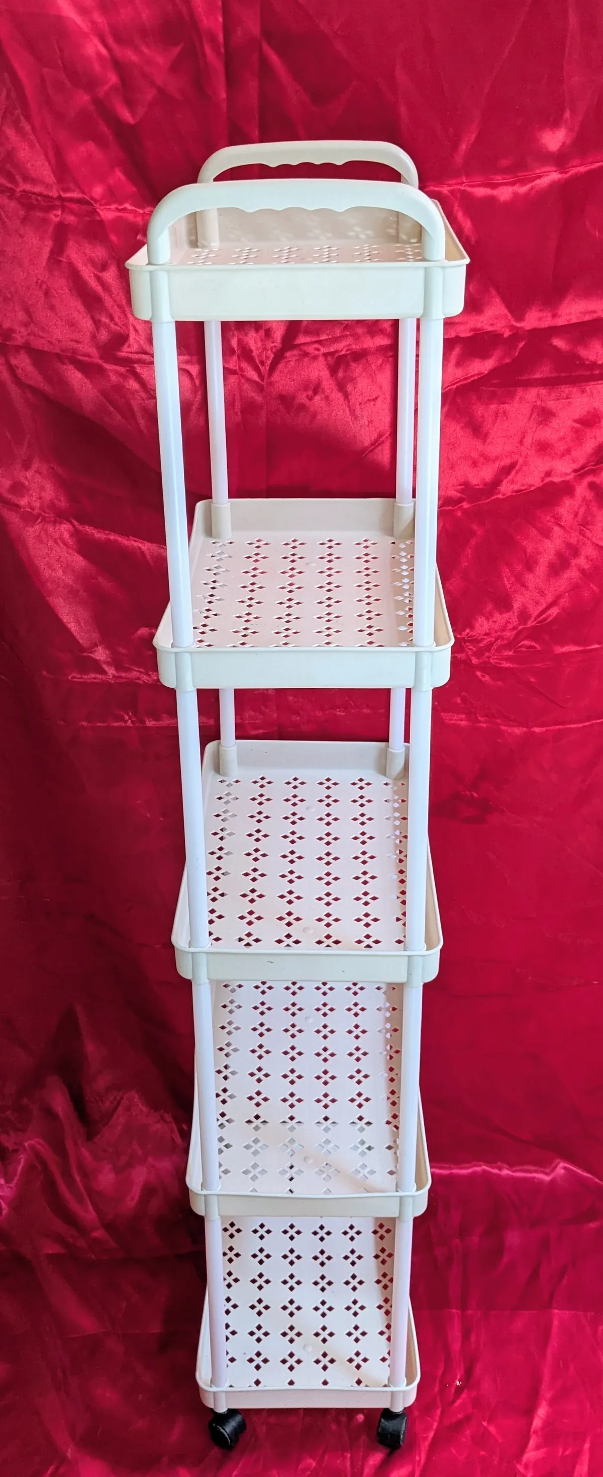 5-Layer Roller Cart (Off White)